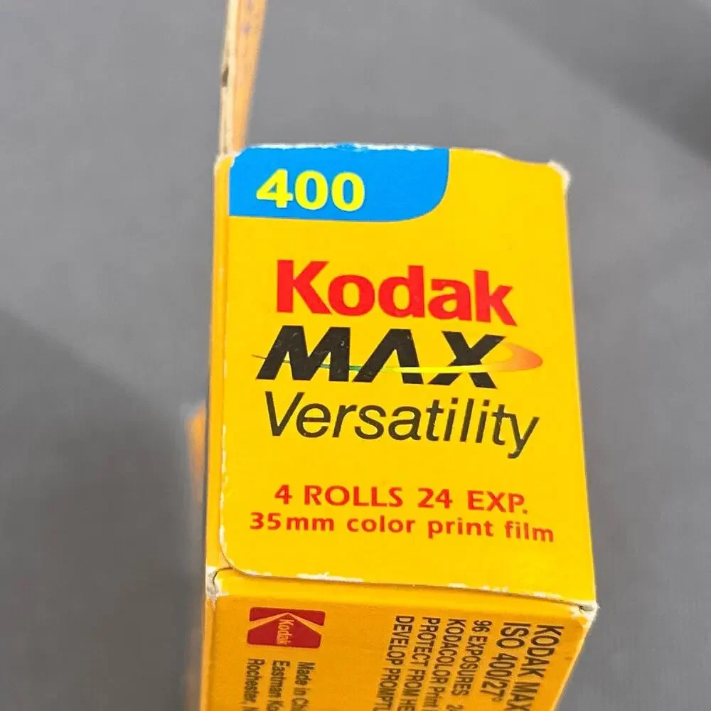 VTG Kodak Max 400 35mm Color Print Film 4 Rolls Seattle FilmWork 200 Expired Y2K